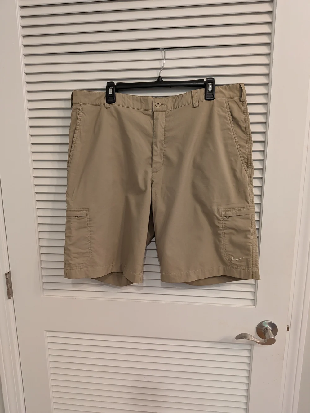 #1. Nike Golf Men's Khaki Shorts Size 38 Inseam Length 10.5
